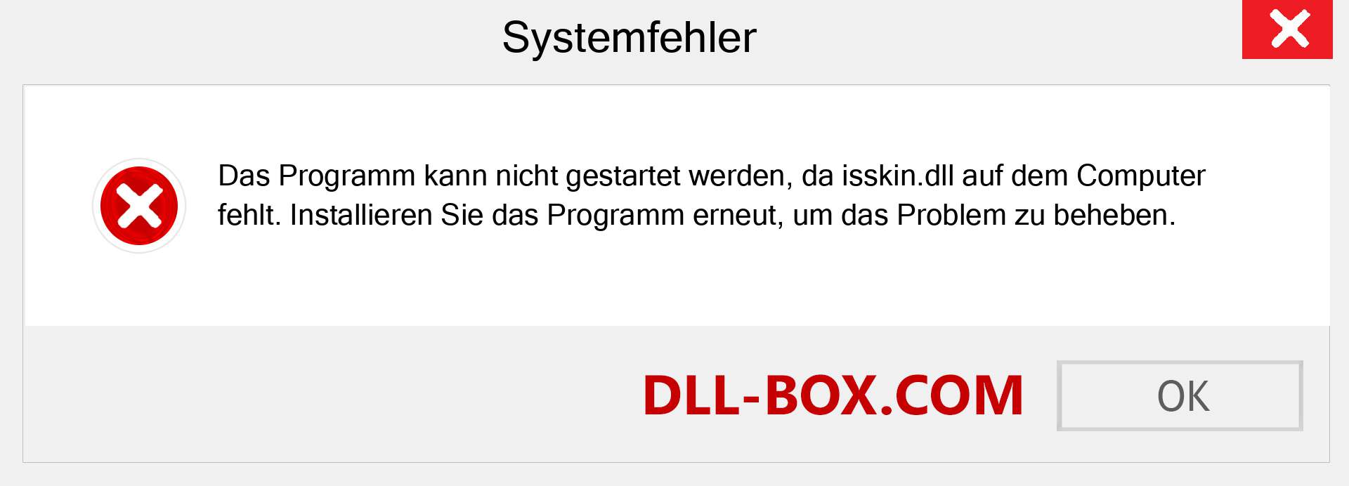 isskin.dll-Datei fehlt?. Download für Windows 7, 8, 10 - Fix isskin dll Missing Error unter Windows, Fotos, Bildern